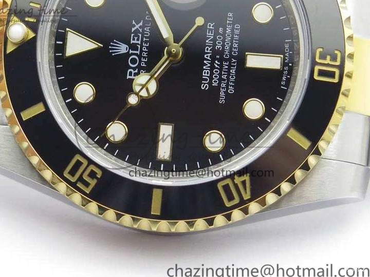 MiroTime 0416 Comfortable Submariner 116613LN Noob 1:1 Best Edition Black Dial On SS YG Bracelet A2836 V 3569